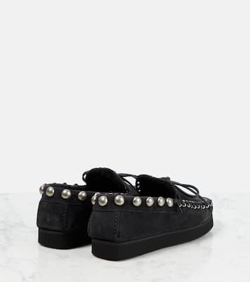 Mocasines Forley de ante con borrego | Isabel Marant