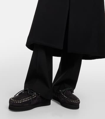 Mocasines Forley de ante con borrego | Isabel Marant