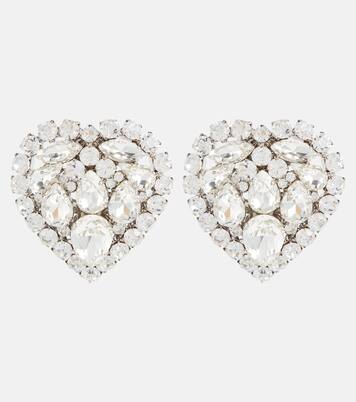 Orecchini a cuore con cristalli  | Alessandra Rich