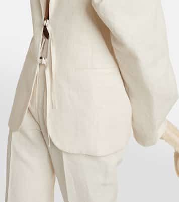 Blazer La Veste Galliga in misto lino | Jacquemus