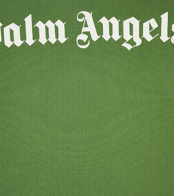 로고 코튼 저지 티셔츠 | Palm Angels Kids