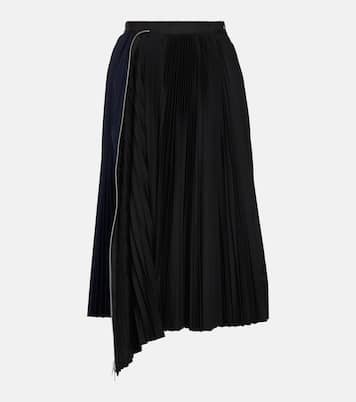 Gonna midi plissé | Sacai
