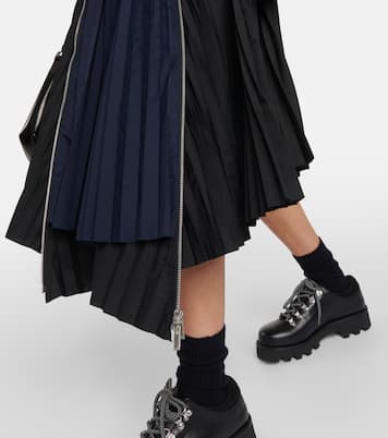 Gonna midi plissé | Sacai