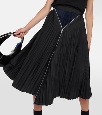 Gonna midi plissé | Sacai
