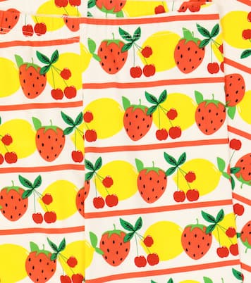 Pantalon de survêtement Fruits Stripe en coton | Mini Rodini