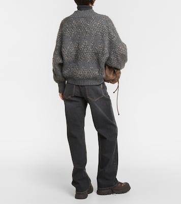 Cardigan in lana, cashmere e seta | Brunello Cucinelli