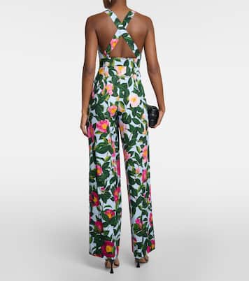 Mono en mezcla de algodón floral | Oscar de la Renta