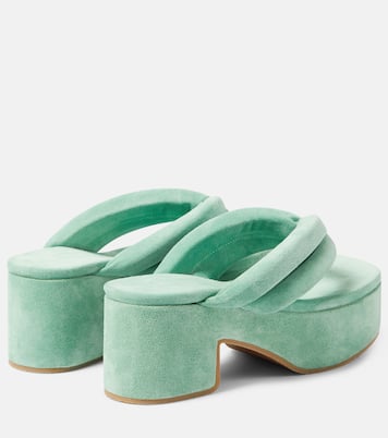 Sandali infradito in pelle con plateau | Dries Van Noten