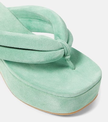 Sandali infradito in pelle con plateau | Dries Van Noten