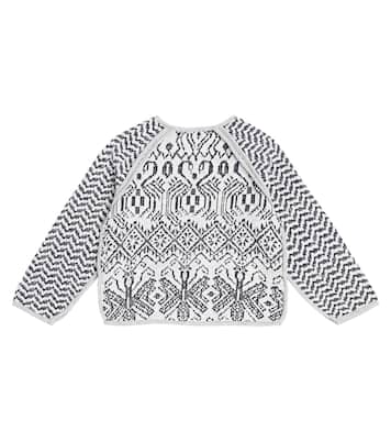 Reversible cotton-blend jacquard jacket | Scotch & Soda Kids