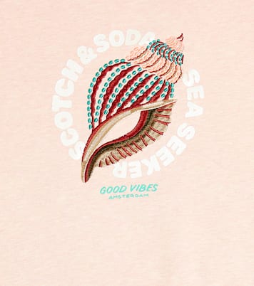 Sudadera de algodón bordada | Scotch & Soda Kids