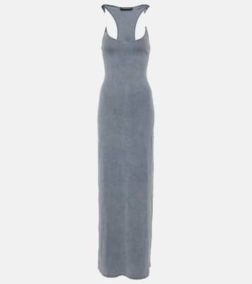 Invisible strap cotton maxi dress | Y/Project