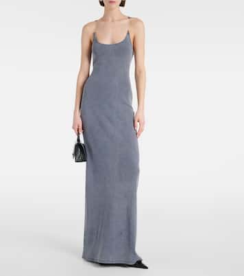Invisible strap cotton maxi dress | Y/Project