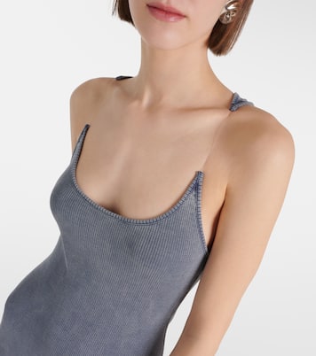 Invisible strap cotton maxi dress | Y/Project