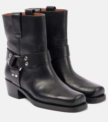 Roxy 45 leather biker boots | Paris Texas