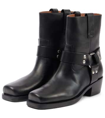 Roxy 45 leather biker boots | Paris Texas