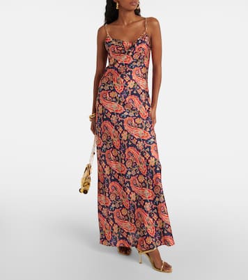 Paisley maxi dress | Rabanne