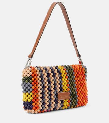 Borsa a spalla Timmy Small con perline | Staud
