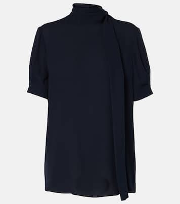 Top in georgette di seta | Valentino