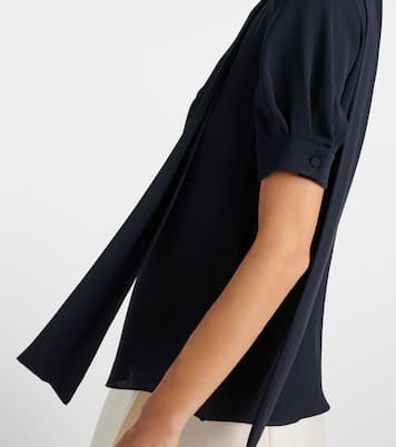 Top in georgette di seta | Valentino