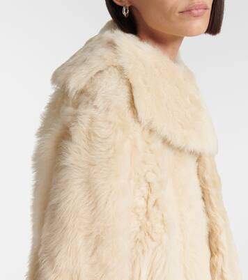 Collo in shearling con pelle | Toteme