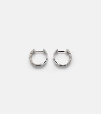 Ohrringe aus 14kt Weißgold mit Diamanten | Stone and Strand
