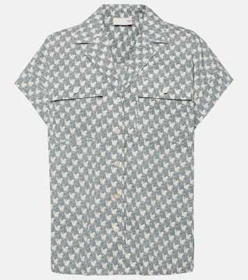 Chemise imprimée en coton mélangé | Tory Burch