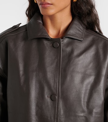 Charlie leather bomber jacket | Blazé Milano