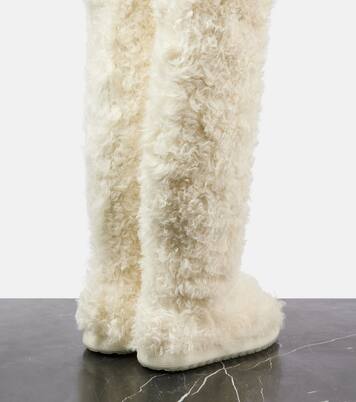 Beverly shearling over-the-knee boots | Moncler