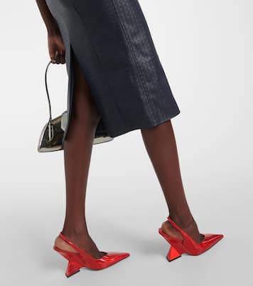 Midikleid aus Lederimitat | Rotate