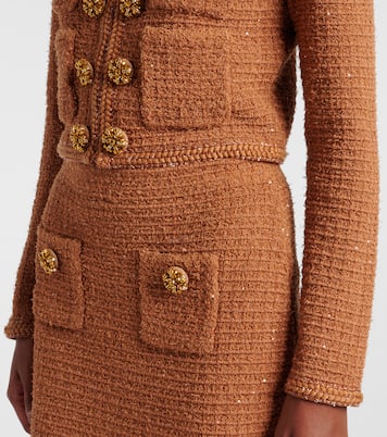 Sequined knitted jacket | Self-Portrait