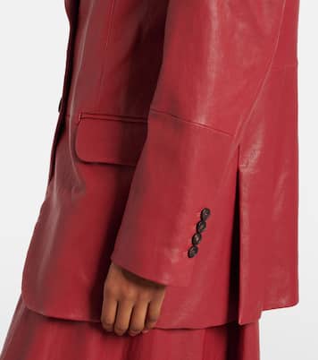 Blazer in pelle | Brunello Cucinelli