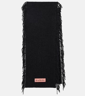 Bufanda de lana con flecos | Acne Studios