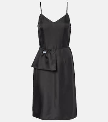 Slipdress aus Seiden-Twill | Prada