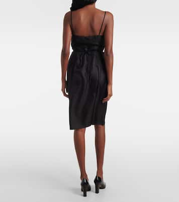 Slipdress aus Seiden-Twill | Prada