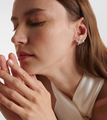 Orecchino ear cuff Serti Sur Vide in oro bianco 18kt con diamanti | Repossi