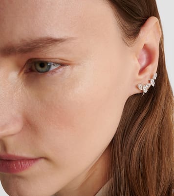 Orecchino ear cuff Serti Sur Vide in oro bianco 18kt con diamanti | Repossi