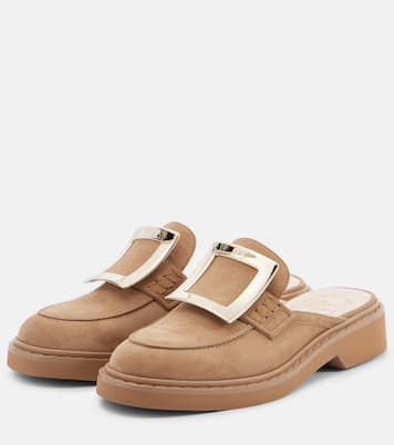 Mules Viv’ Rangers in suede | Roger Vivier