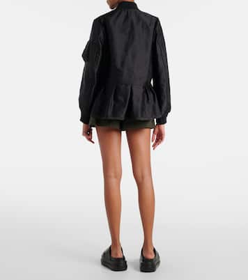Giacca blouson trapuntata in raso  | Sacai