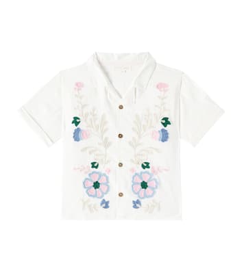 Chemise Alova en coton à fleurs | Louise Misha