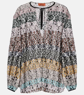 Zig Zag锯齿图案衬衫 | Missoni
