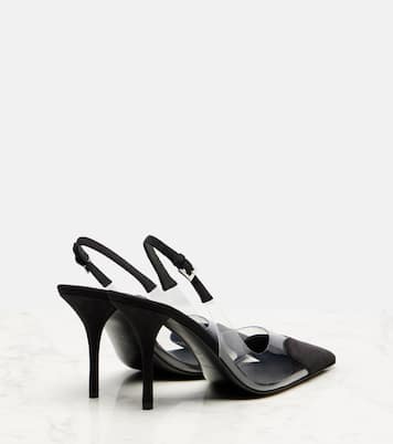 Slingback-Pumps Cœur 90 mit Veloursleder | Alaïa