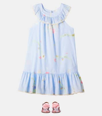Abito Lucky in cotone con stampa floreale | Zimmermann Kids