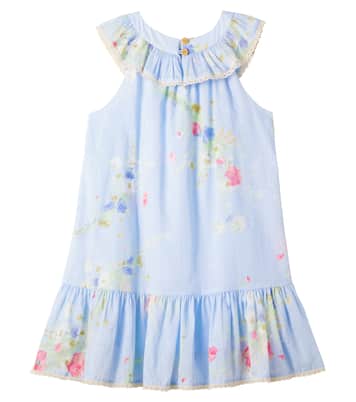 Abito Lucky in cotone con stampa floreale | Zimmermann Kids