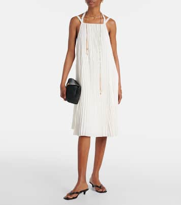Pleated midi dress | Vince