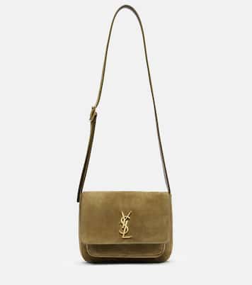 Schultertasche Niki Cassandre aus Veloursleder | Saint Laurent