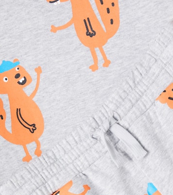 Printed cotton sweatshirt and sweatpants set | Stella McCartney Kids