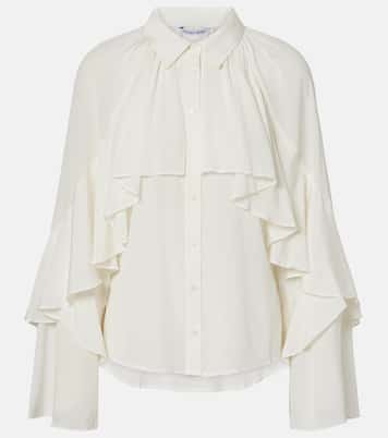 Blusa Demaris en mezcla de seda | Veronica Beard