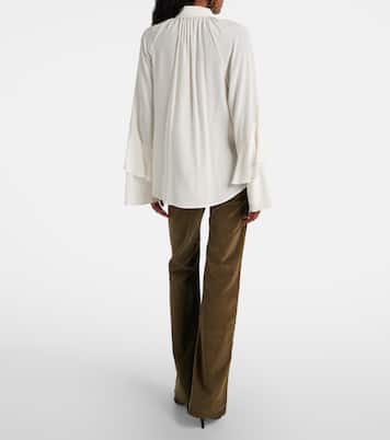 Blusa Demaris en mezcla de seda | Veronica Beard
