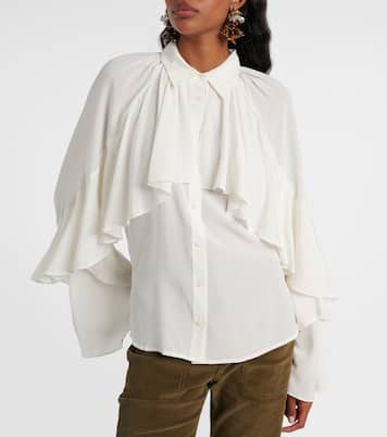 Blusa Demaris en mezcla de seda | Veronica Beard